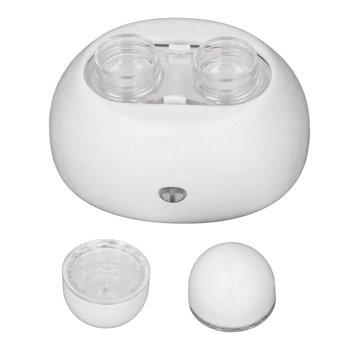 Contact Lens Cleaner Machine Automatic Portable Ultrasonic Contact Lens Cleaning Tool for Home White
