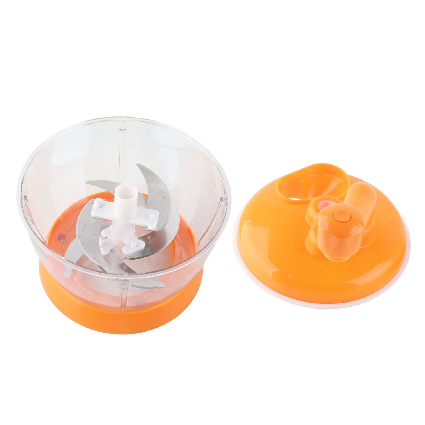Manual Vegetable Grinder PP Stainless Steel Food Grade Compact Portable Food Vegetable Grinder for Kitchen Restaurant 6 Blades
