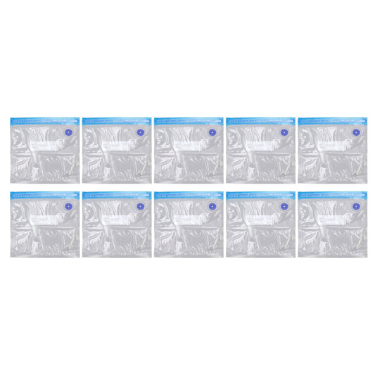 10pcs Food Vacuum Bag 22x21cm Household Thickened Transparent Food Grade Vacuum Sealer Bag for Kitchen
