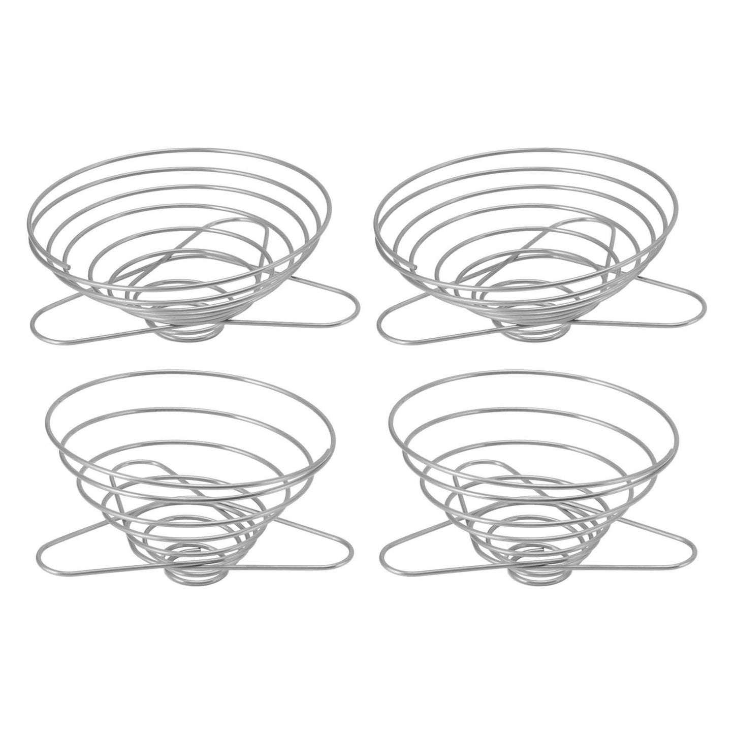 Foldable Coffee Filter Cup Stainless Steel Coffee Filter Holder Outdoor Camping Coffee Dripper Holder M 115x110x75mm/4.5x4.3x3.0in
