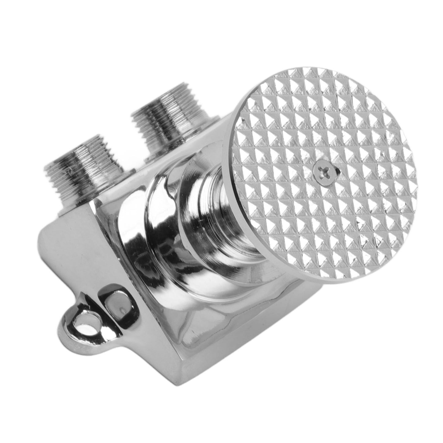 Floor Mount Pedal Valve Stainless Steel Water Saving Foot Pedal Water Tap Control Switch Valve for Public Places Double Outlet