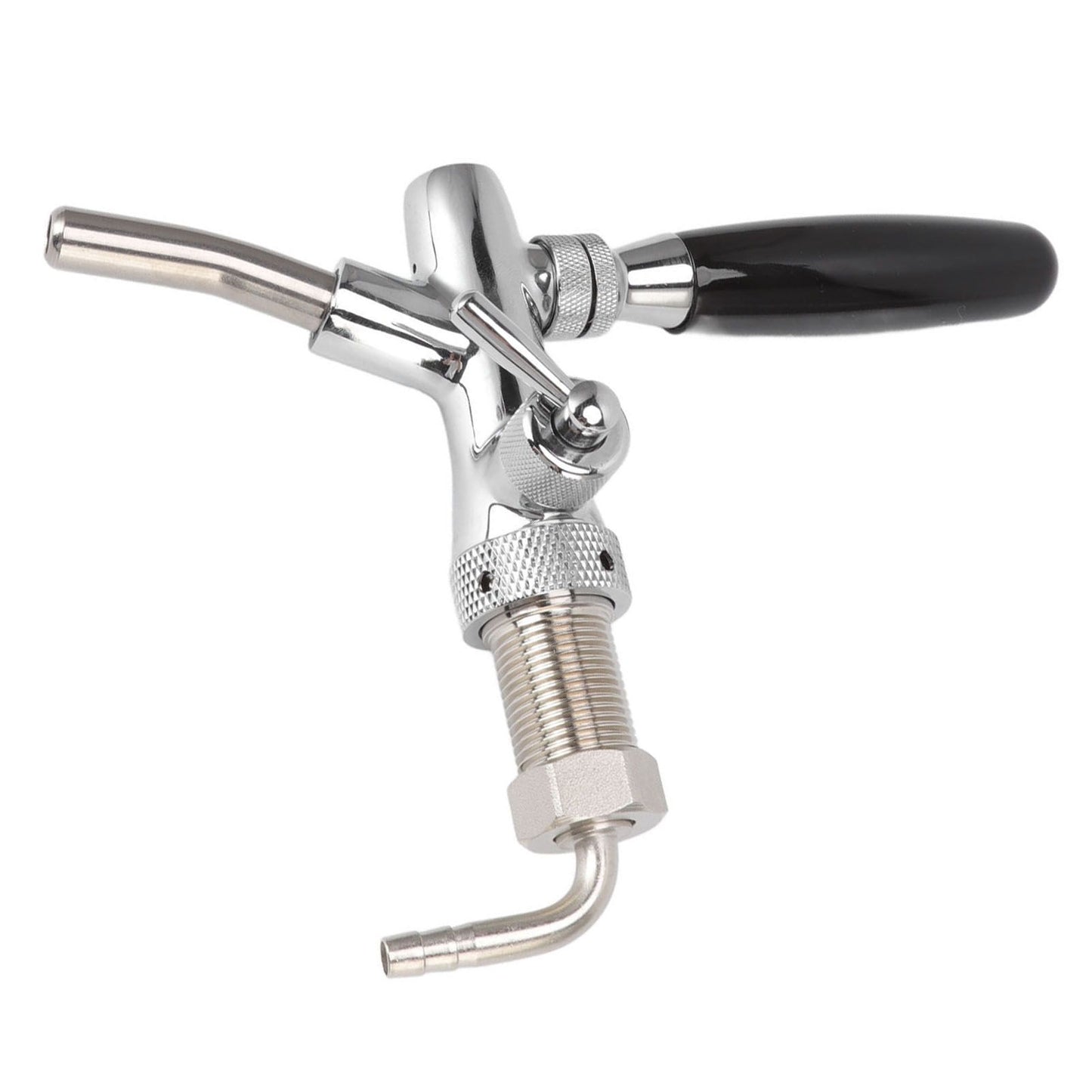 G5/8 Beer Tap Faucet Stainless Steel 304 Draft Beer Dispenser Faucet Beer Flow Control Tool for Bar