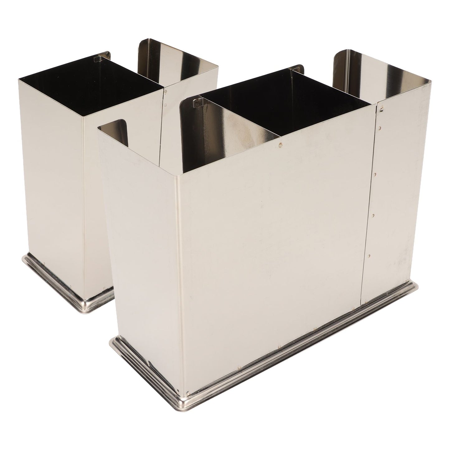 Utensil Drying Rack Stainless Steel Hanging Rack Chopsticks Spoon Fork Knife Drainer Basket Flatware Storage Drainer 3 Compartments