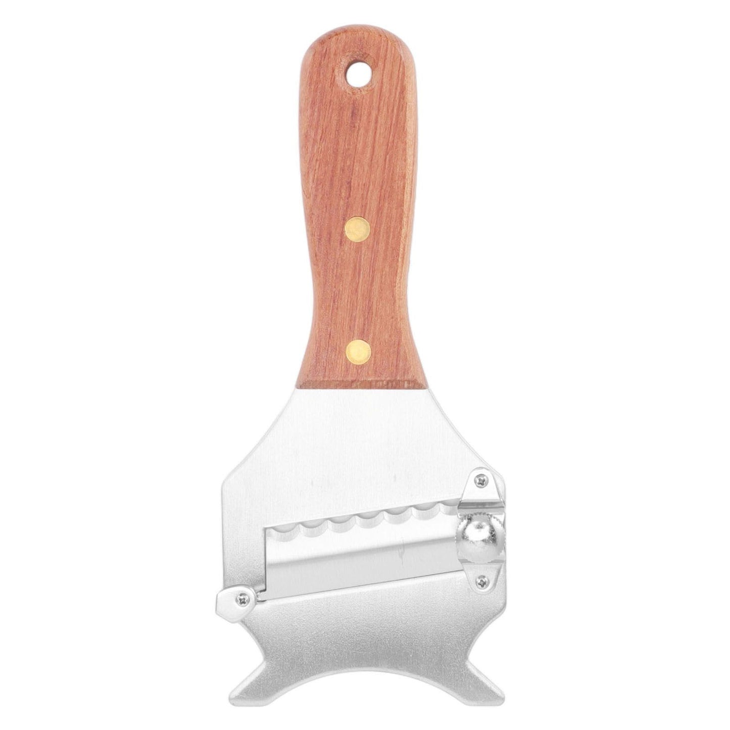 Truffle Grater Wavy Blade Wooden Handle Stainless Steel Hand Plane Cheese Grater Cutter for Chocolate