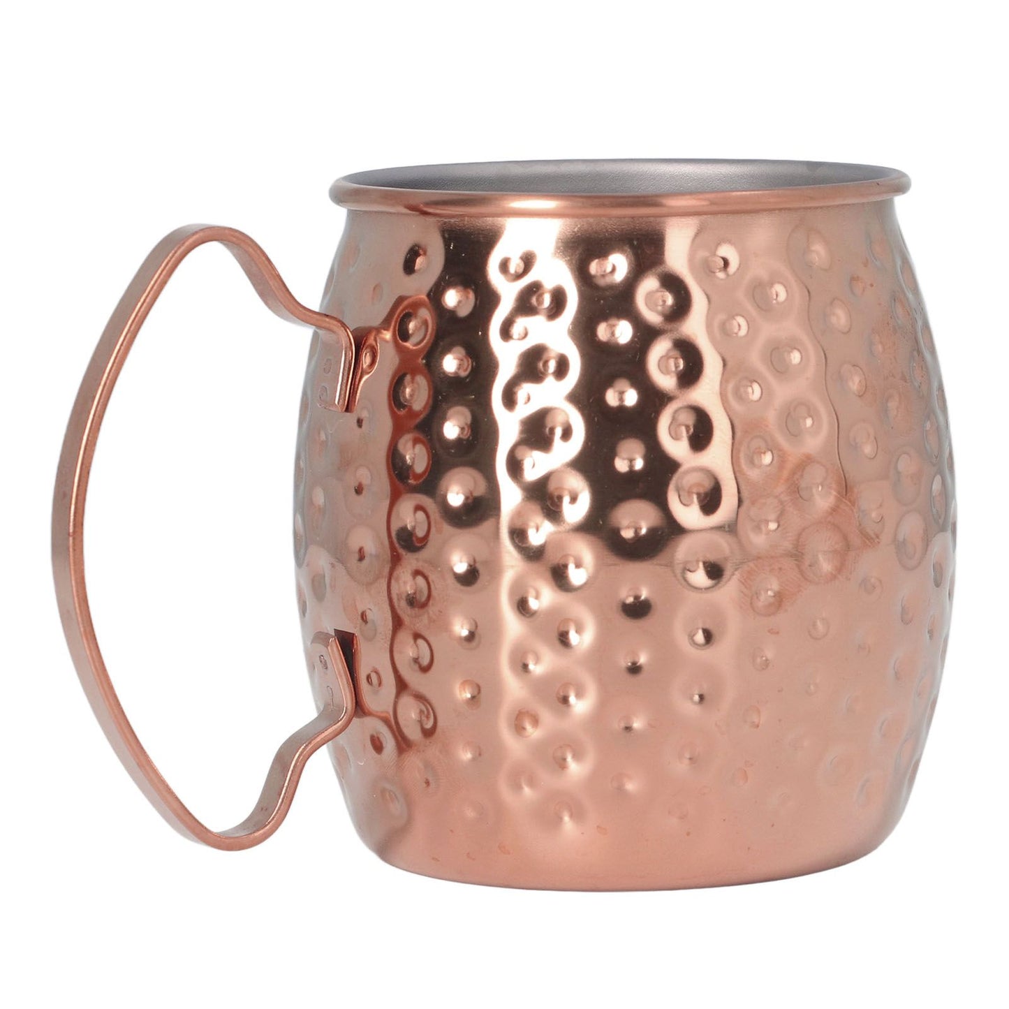Moscow Mule Mug Exquisite 304 Stainless Steel 500ml Large Capacity Cocktail Mug for Bars Hotels Restaurants Rose Gold