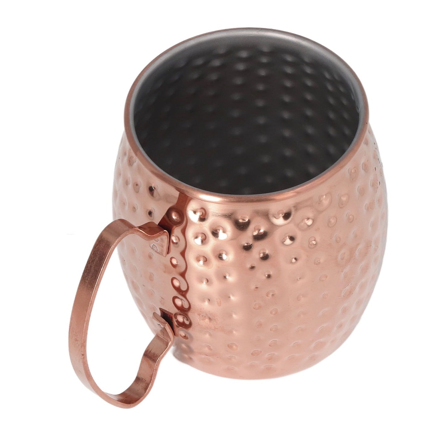 Moscow Mule Mug Exquisite 304 Stainless Steel 500ml Large Capacity Cocktail Mug for Bars Hotels Restaurants Rose Gold