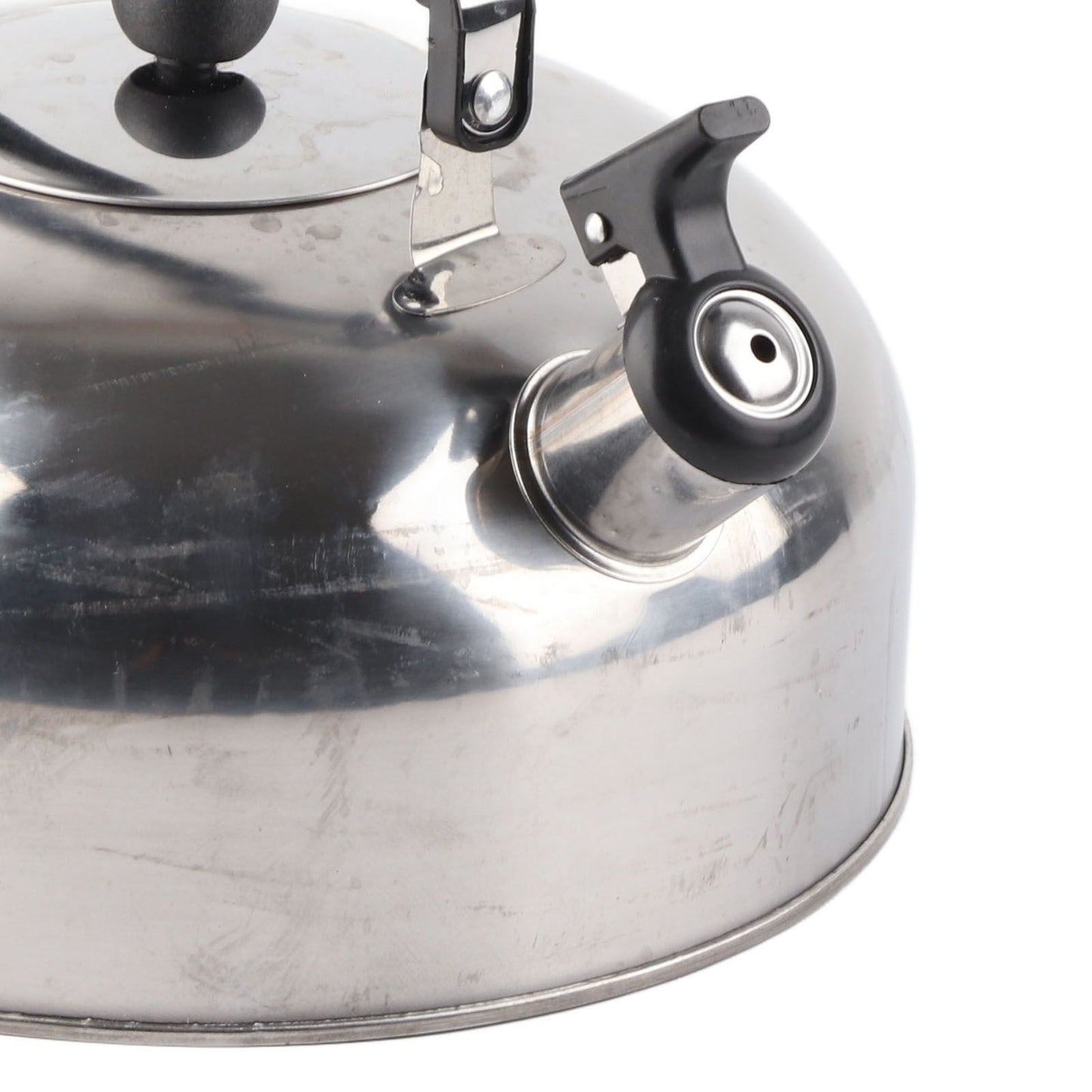 3L Stainless Steel Whistling Tea Kettle Fast Heating One Touch Buttons Whistling Kettle with Insulated Handle for Home