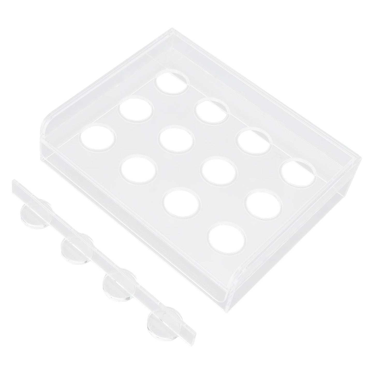 12 Holes Manual Coffee Capsules Filling Board Reusable Coffee Capsule Holder Rack with Coffee Tamper