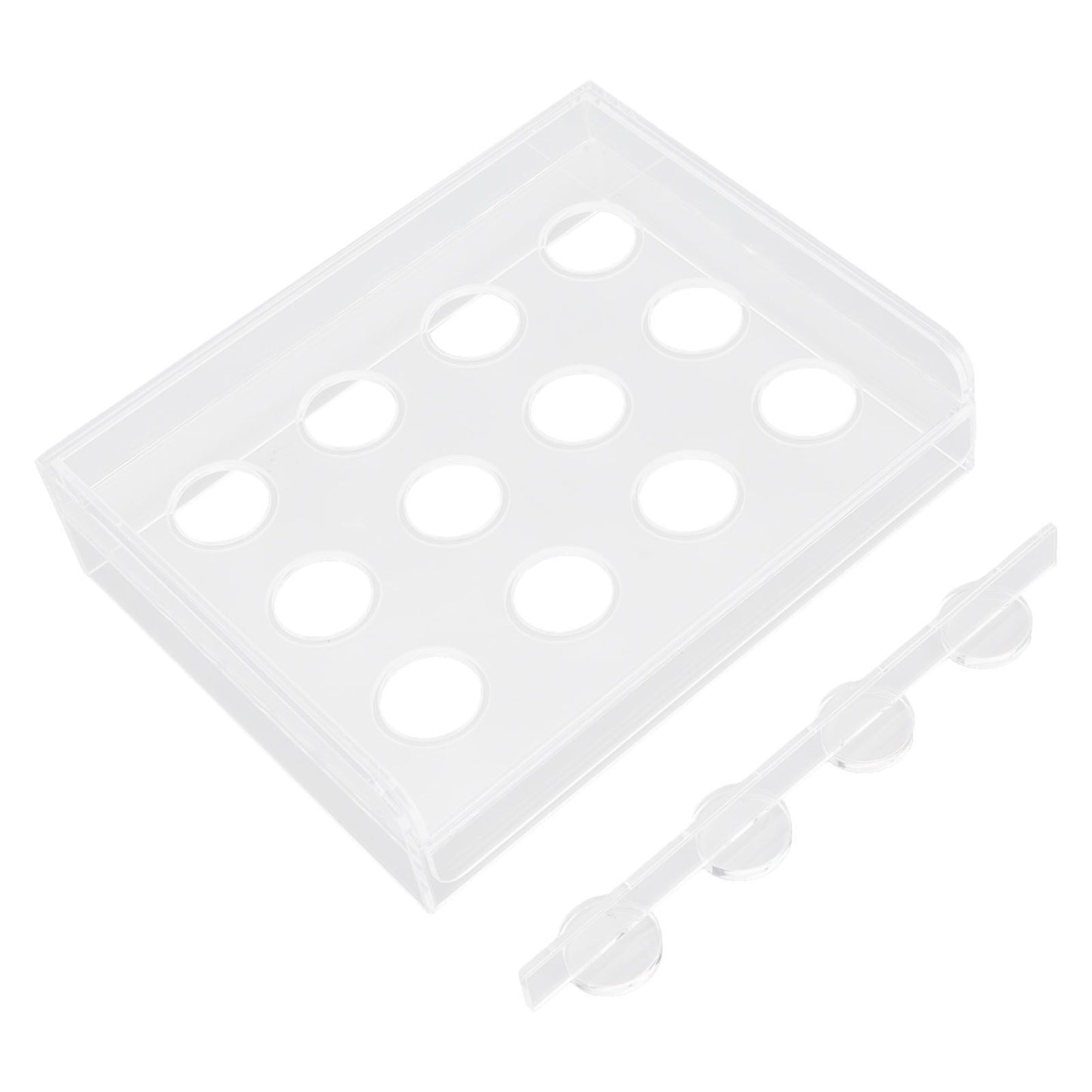 12 Holes Manual Coffee Capsules Filling Board Reusable Coffee Capsule Holder Rack with Coffee Tamper