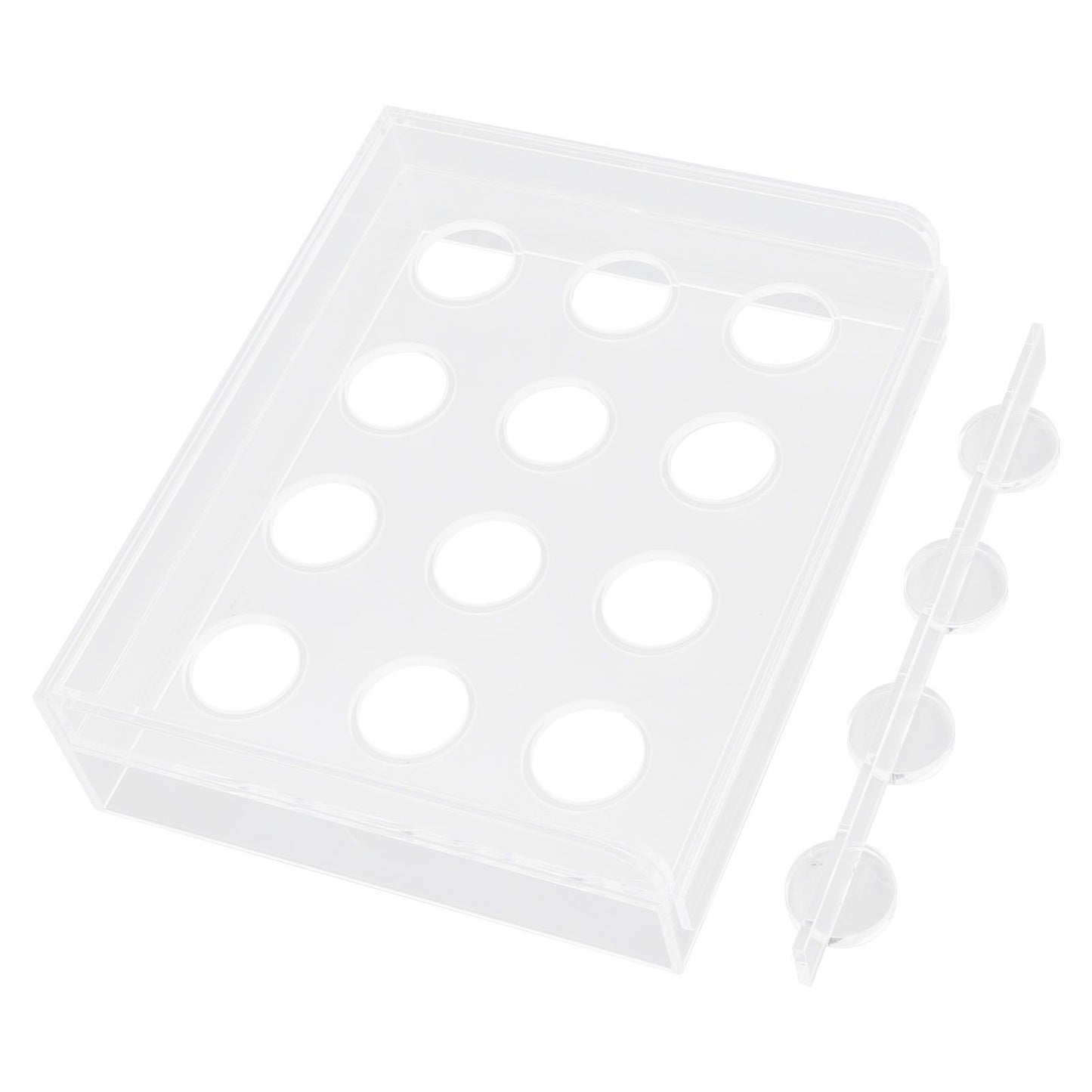 12 Holes Manual Coffee Capsules Filling Board Reusable Coffee Capsule Holder Rack with Coffee Tamper