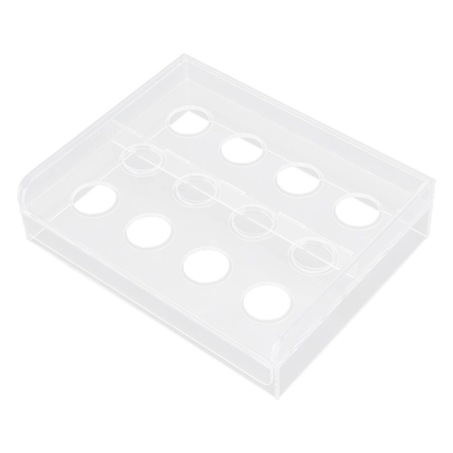 12 Holes Manual Coffee Capsules Filling Board Reusable Coffee Capsule Holder Rack with Coffee Tamper