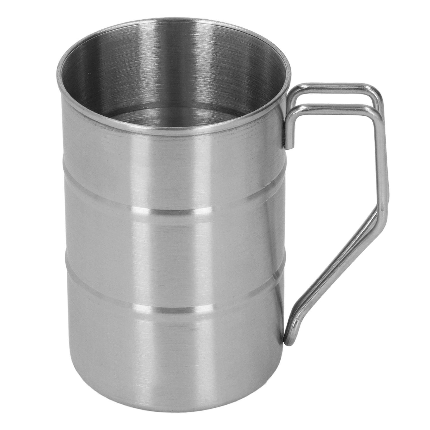 Stainless Steel Coffee Mug Large Capacity Stainless Steel Beer Mug with Handle for Home Restaurant
