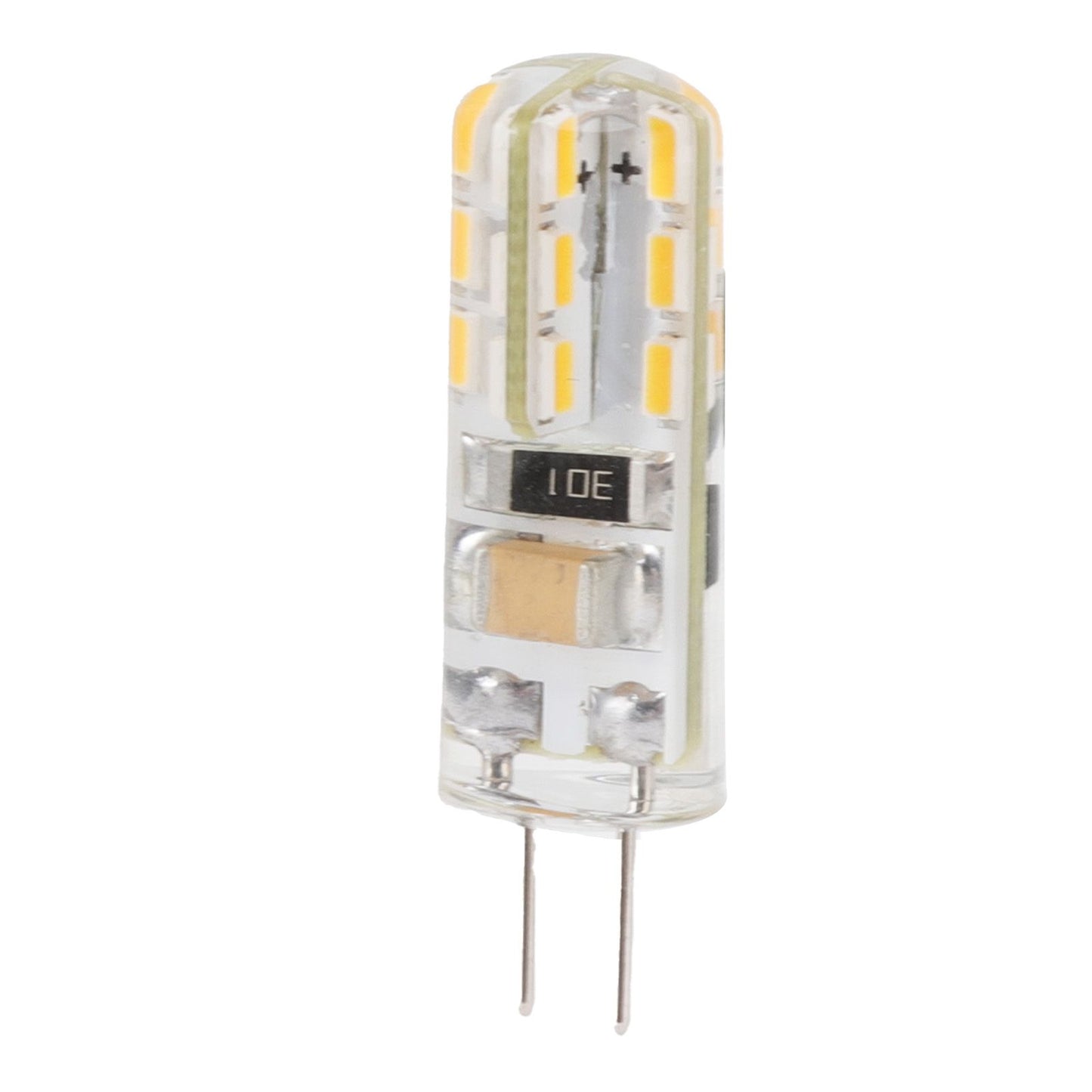 10pcs G4 LED Bulb Double Feet Base 1.5W AC110V 110LM Silicone Light Bulb for Landscape Lighting Courtyard White Light 6000K