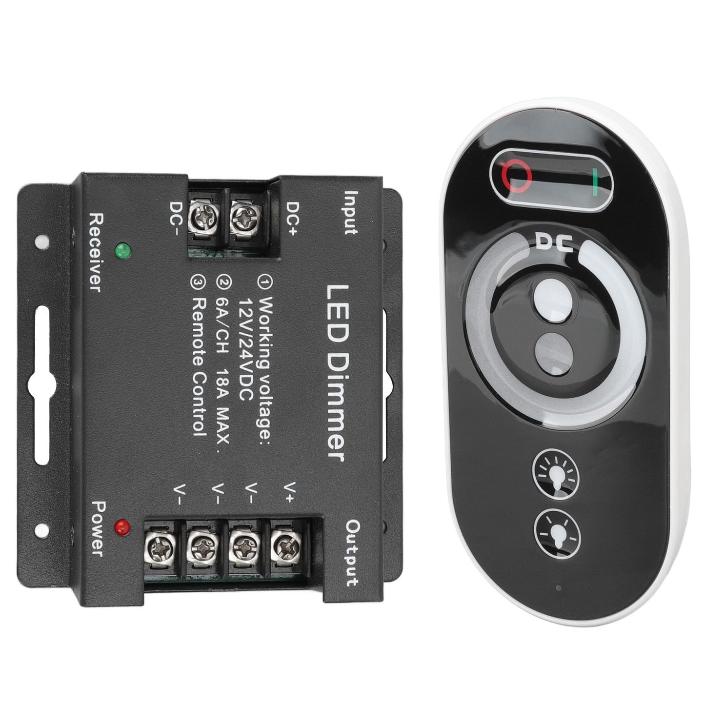 Wireless LED Dimmer RF Touch LED Light Controller Remote Dimming Controller DC 12V 24V for LED Strip Light
