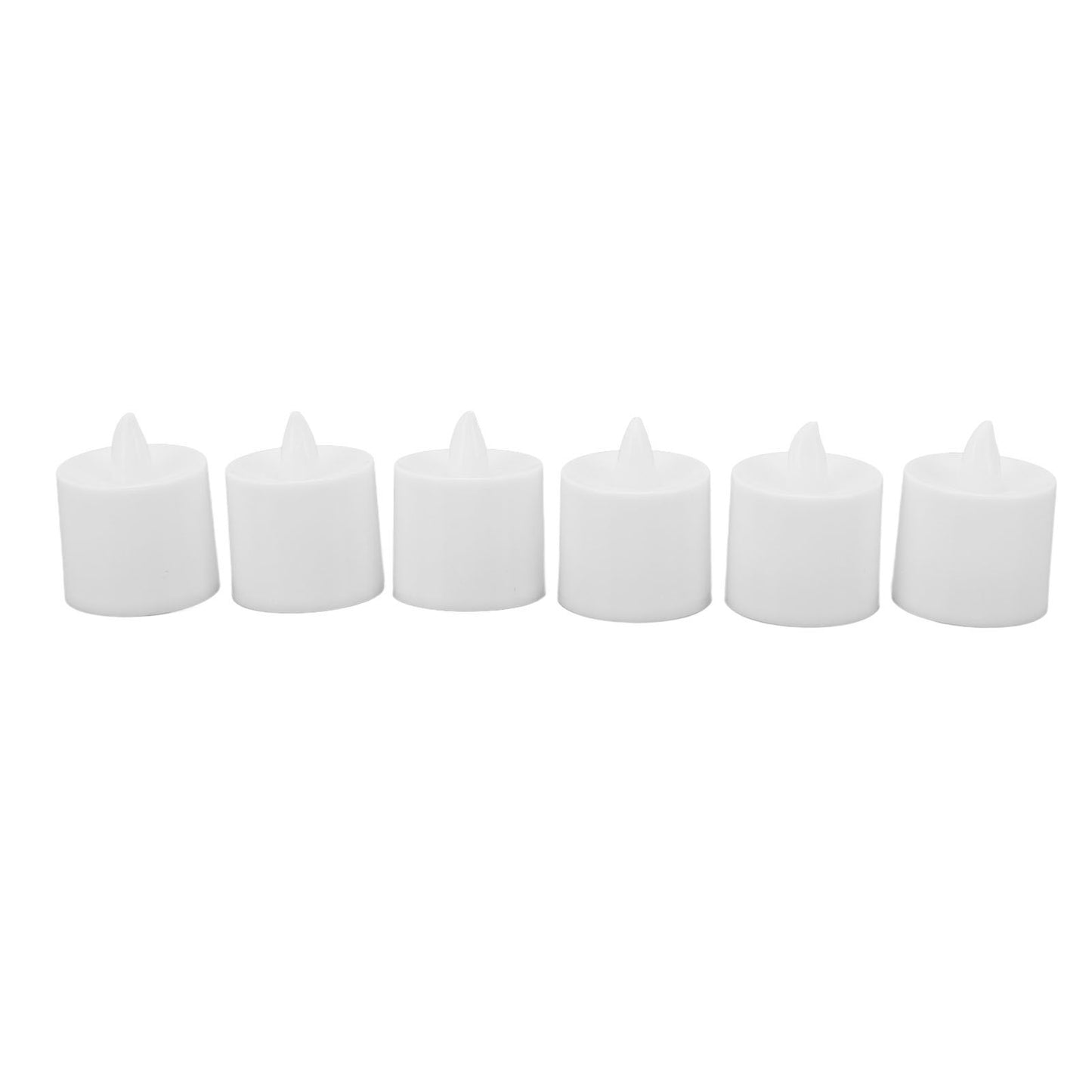 12Pcs LED Candle Light Cylindrical Shape Electronic Flameless LED Candle Lamp for Holiday Wedding Party