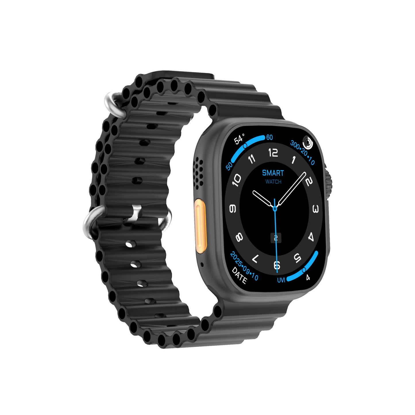 DT Ultra 4 Smart Watch Full Touch Screen Fitness Tracker for Men Women，black
