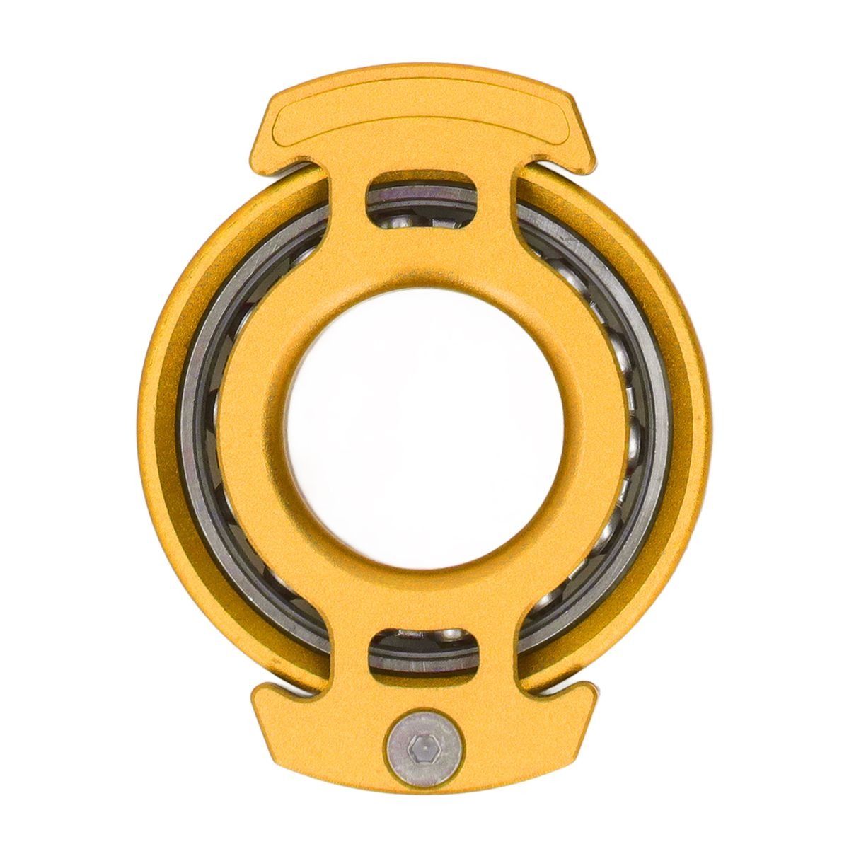 Fingertip Gyroscope Reduce Anxiety Free Rotating Decompression Toy Orange
