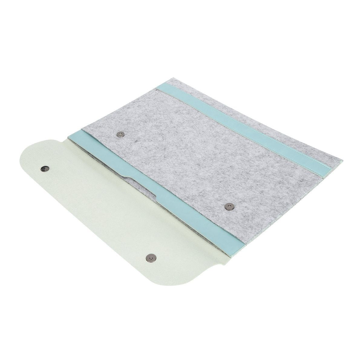 Laptop Sleeve Flip Type Protective Double Layer Felt Microfiber Computer