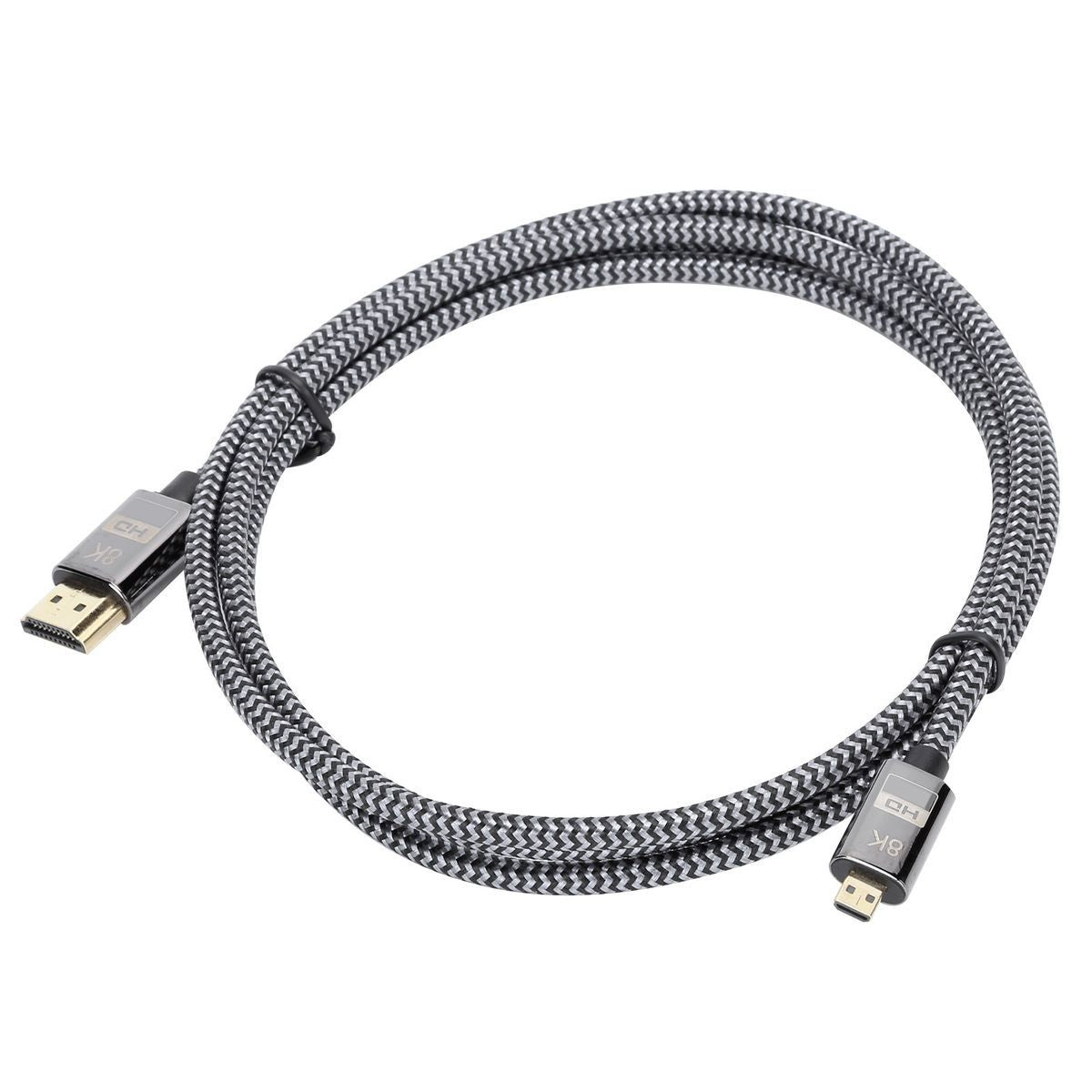 Micro Conversion HDMI to HDMI HD Video Braided Net Computer Connection Acce