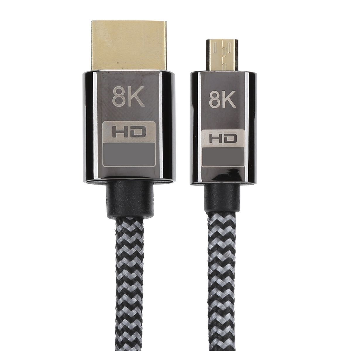Micro Conversion HDMI to HDMI HD Video Braided Net Computer Connection Acce