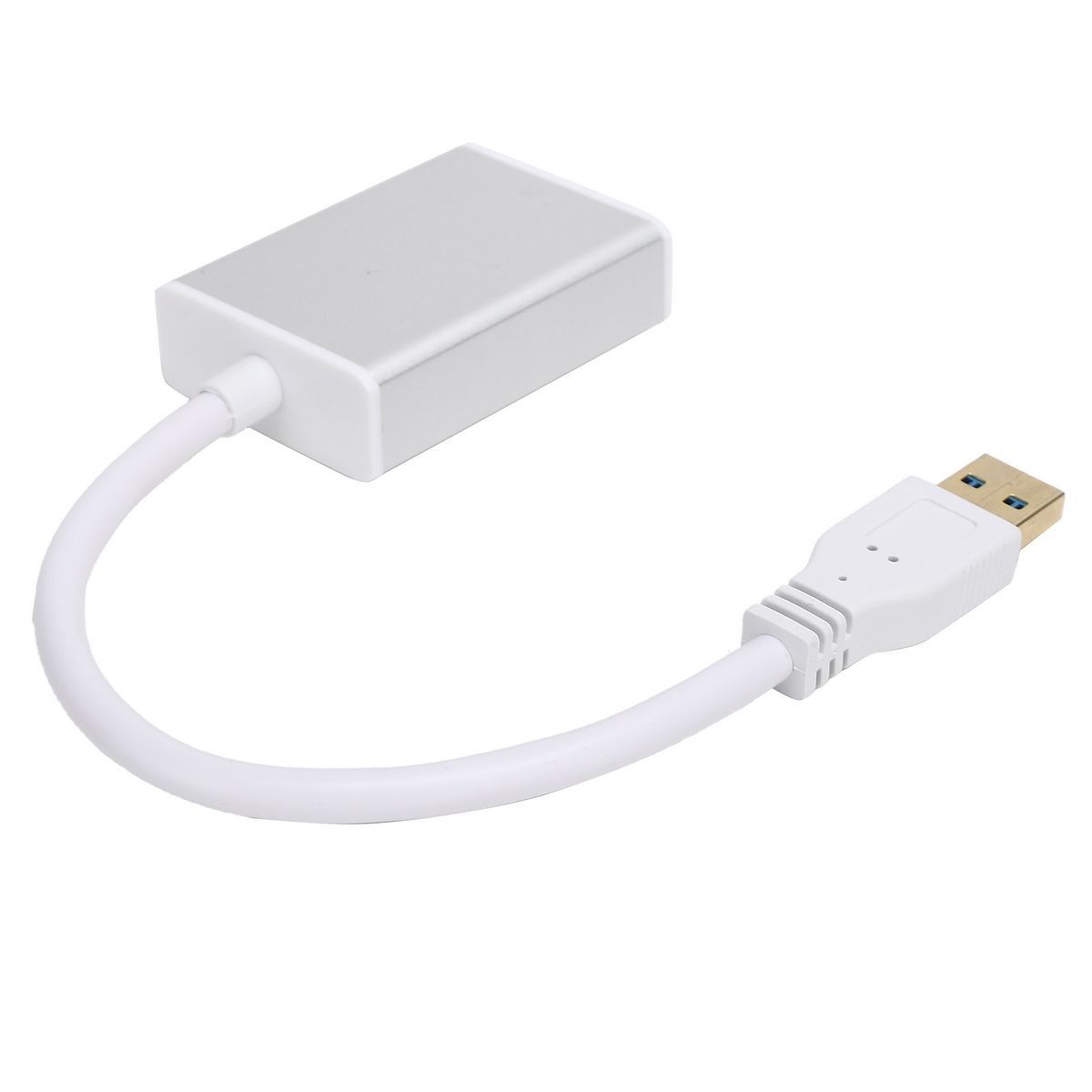 USB to HDMI Adapter with Drive Extend Display DeviceSilver Gray