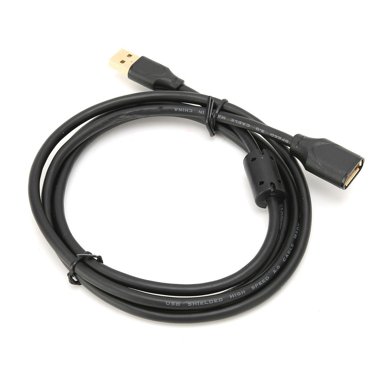 MINDPURE USB 2.0 Extender Gilded Flexible Antioxidant EcoFriendly Data Exte