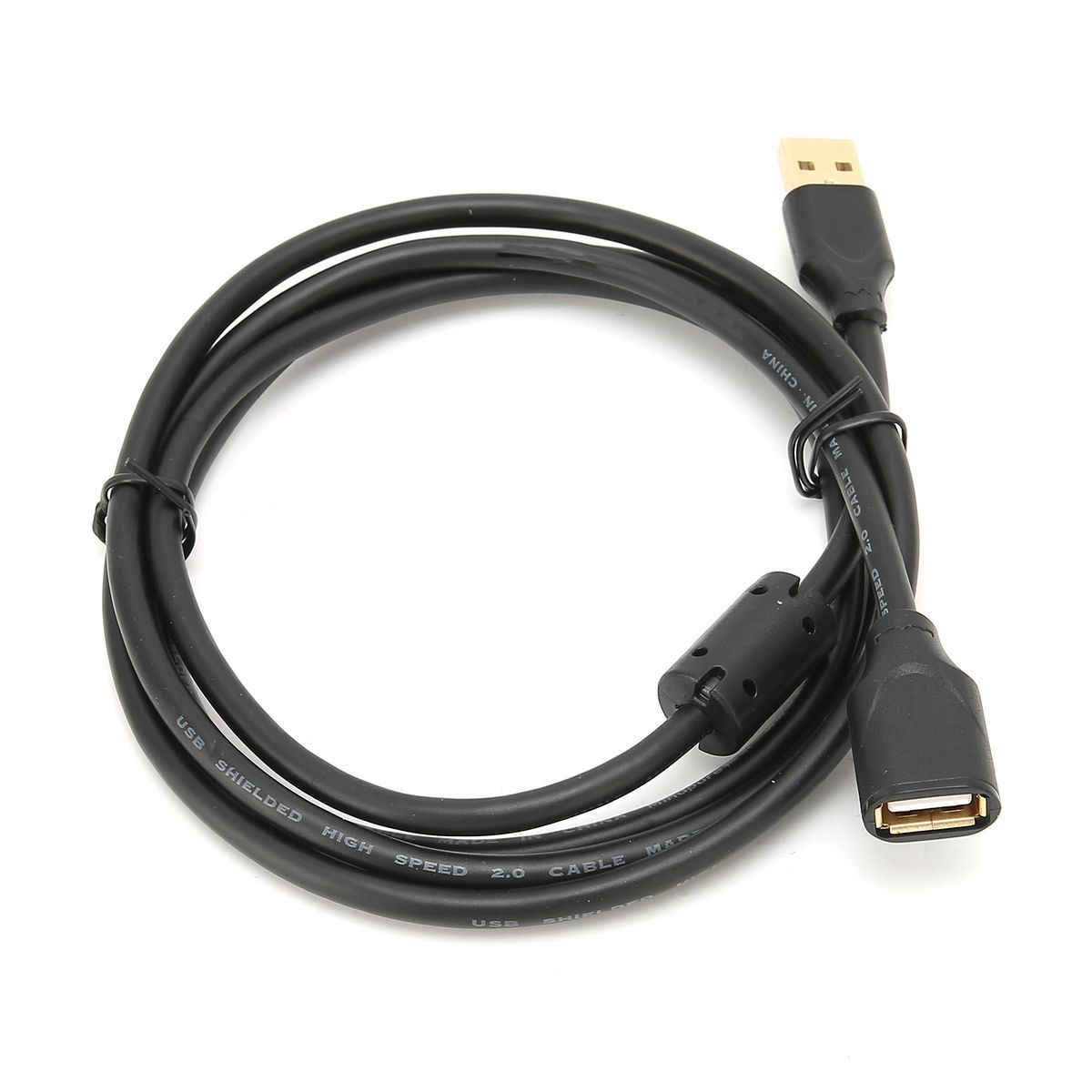 MINDPURE USB 2.0 Extender Gilded Flexible Antioxidant EcoFriendly Data Exte