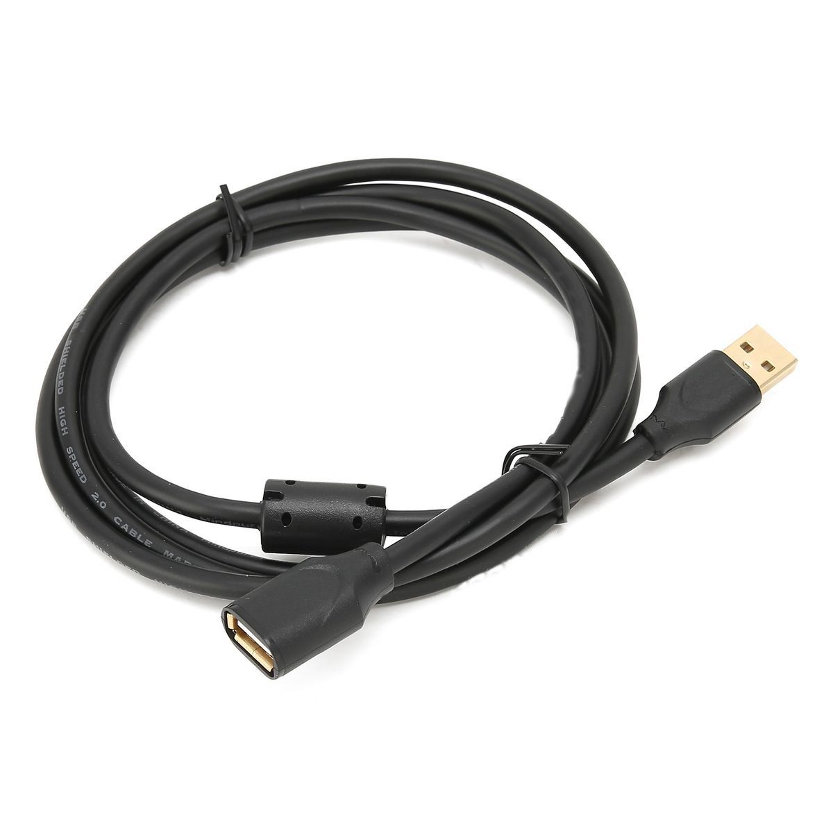 MINDPURE USB 2.0 Extender Gilded Flexible Antioxidant EcoFriendly Data Exte