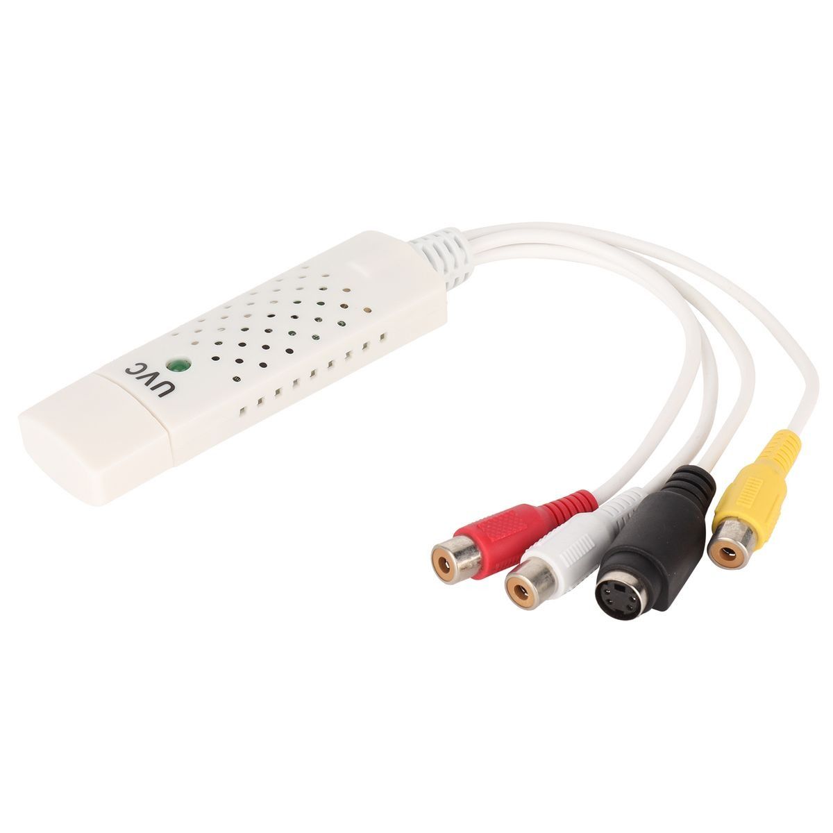 USB Video Capture Card DriveFree Monitoring Computer Accessory with 1Channe