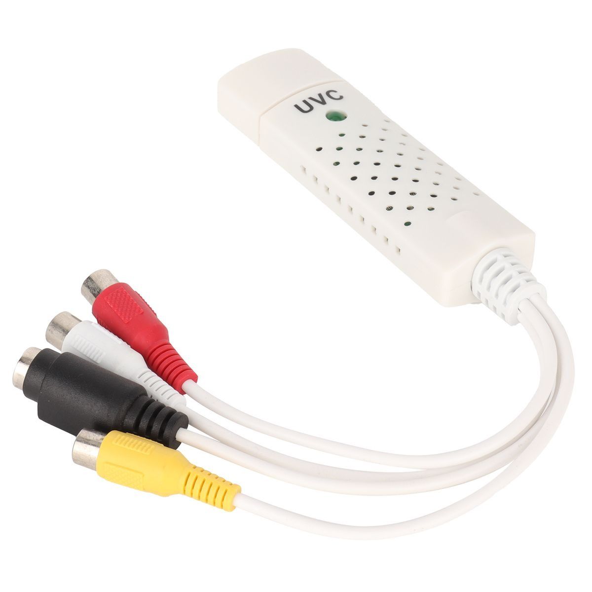 USB Video Capture Card DriveFree Monitoring Computer Accessory with 1Channe