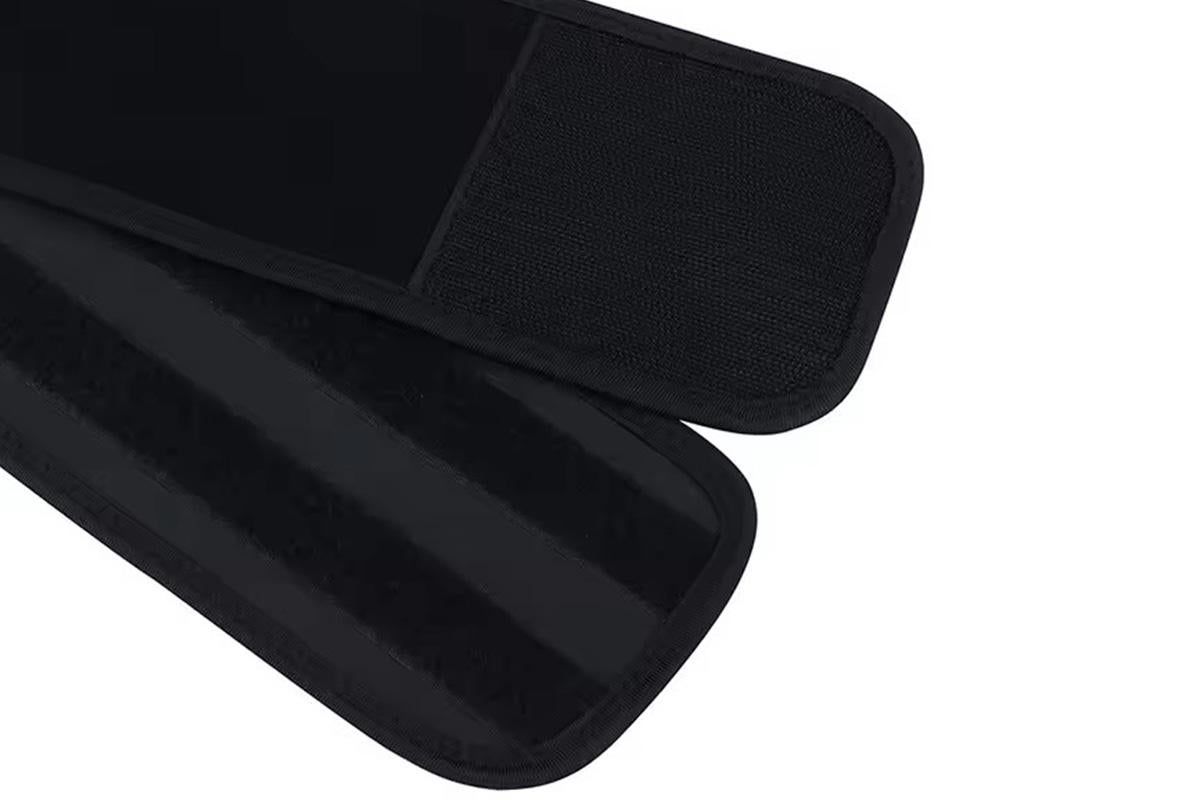 Sweat Waist Trainer for Women Sauna Sweat Belt Slim Body Shaper Corset - Black & XL