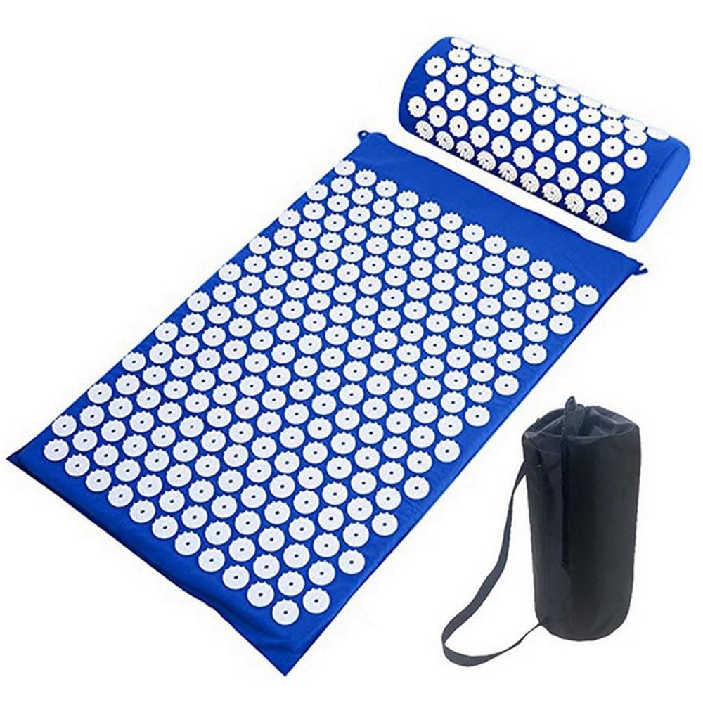 Body Massager Acupressure Cushion Mat(Blue)