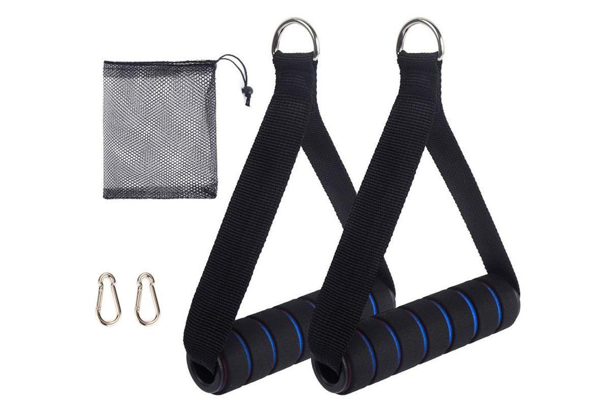Yoga Strength Trainer Pull Down Home Gym Exercise Handles Replacement Fitness Equipment for Pilates -Green
