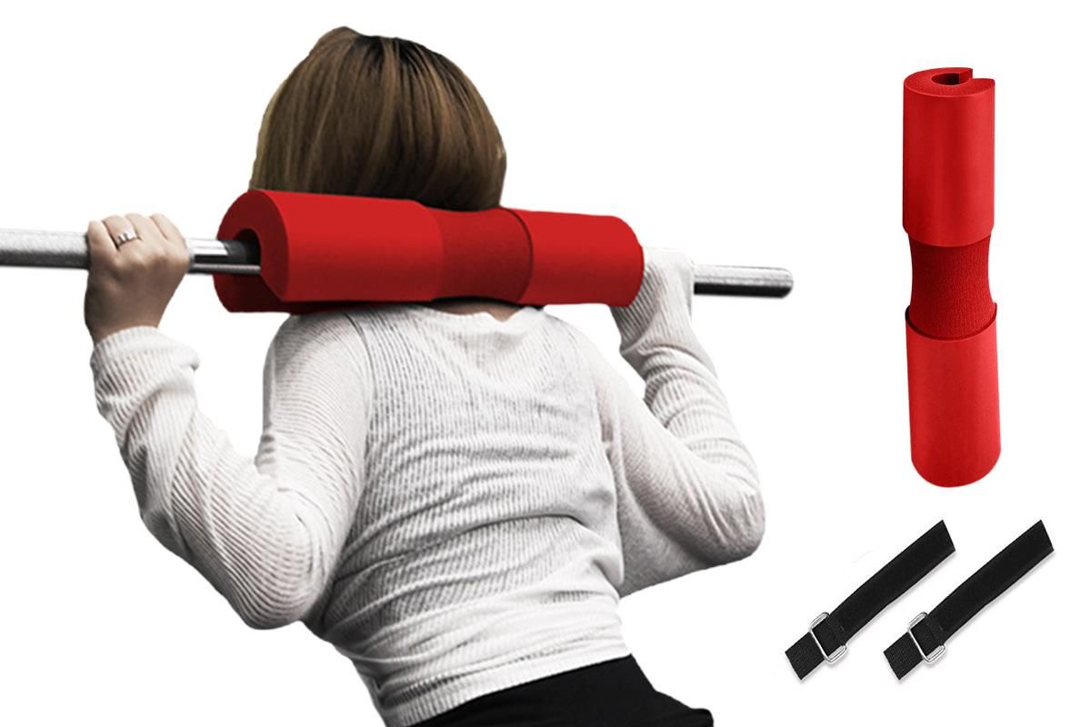 Barbell Pad Shoulder Pad Squat Pad For Weightlifting Lunges And Hip Thrusts -Black