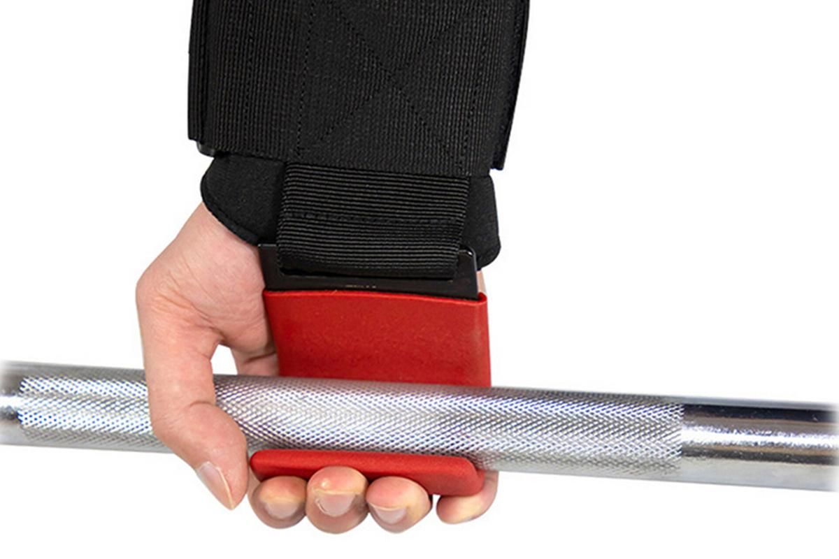 2pcs Weight Lifting Hook Hand Grip Support Wrist Straps Powerlifting Grips Gym Gloves(Blue)