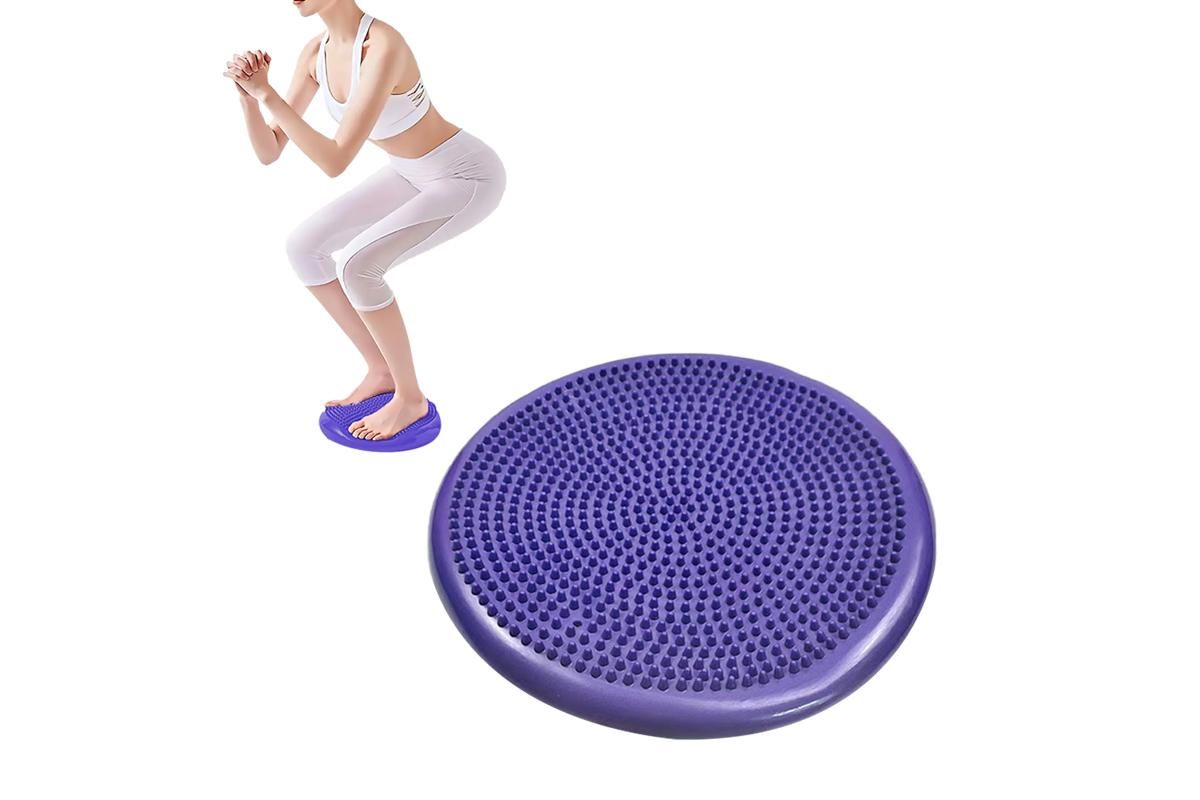 Yoga Training Mat Exercise Balance Stability Cushion Yoga Training Accessories -Blue