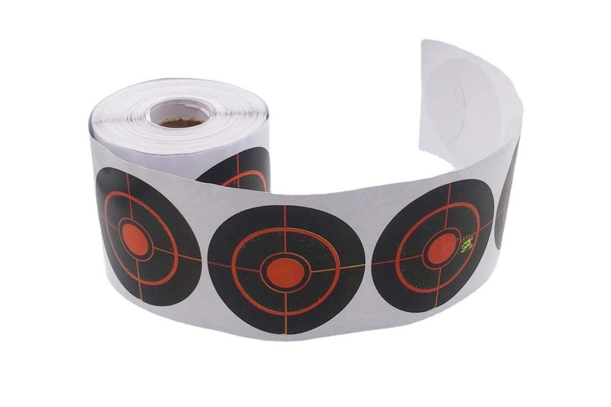250X/Roll Shooting Target Self Adhesive Targets Splatter Reactive Target Sticker