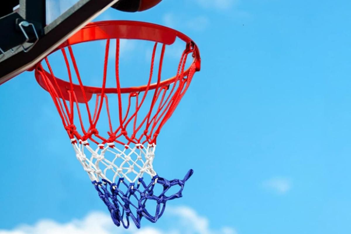 Heavy Duty Basketball Net 12 Loops Indoor Outdoor Basketball Replacement Net Anti-tangle