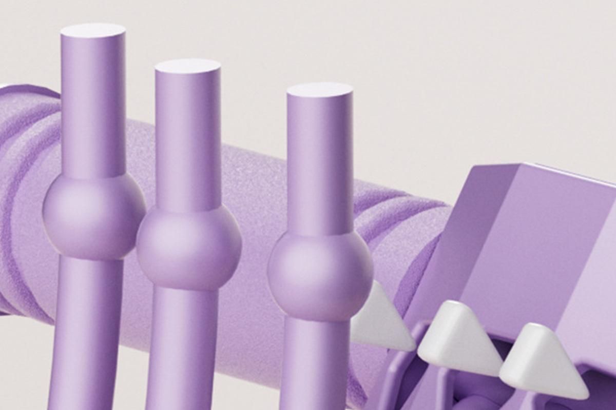 Pedal Resistance Band with Handles Adjustable Detachable Multifunction Pedal Resistance Band for Abs Arms Waist Legs Home Fitness - Purple