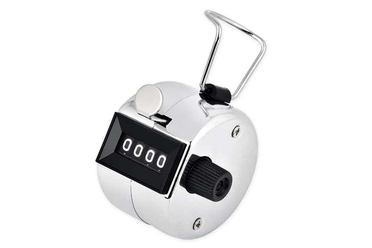 4 Digit Number Clicker Golf Hand Tally Counter