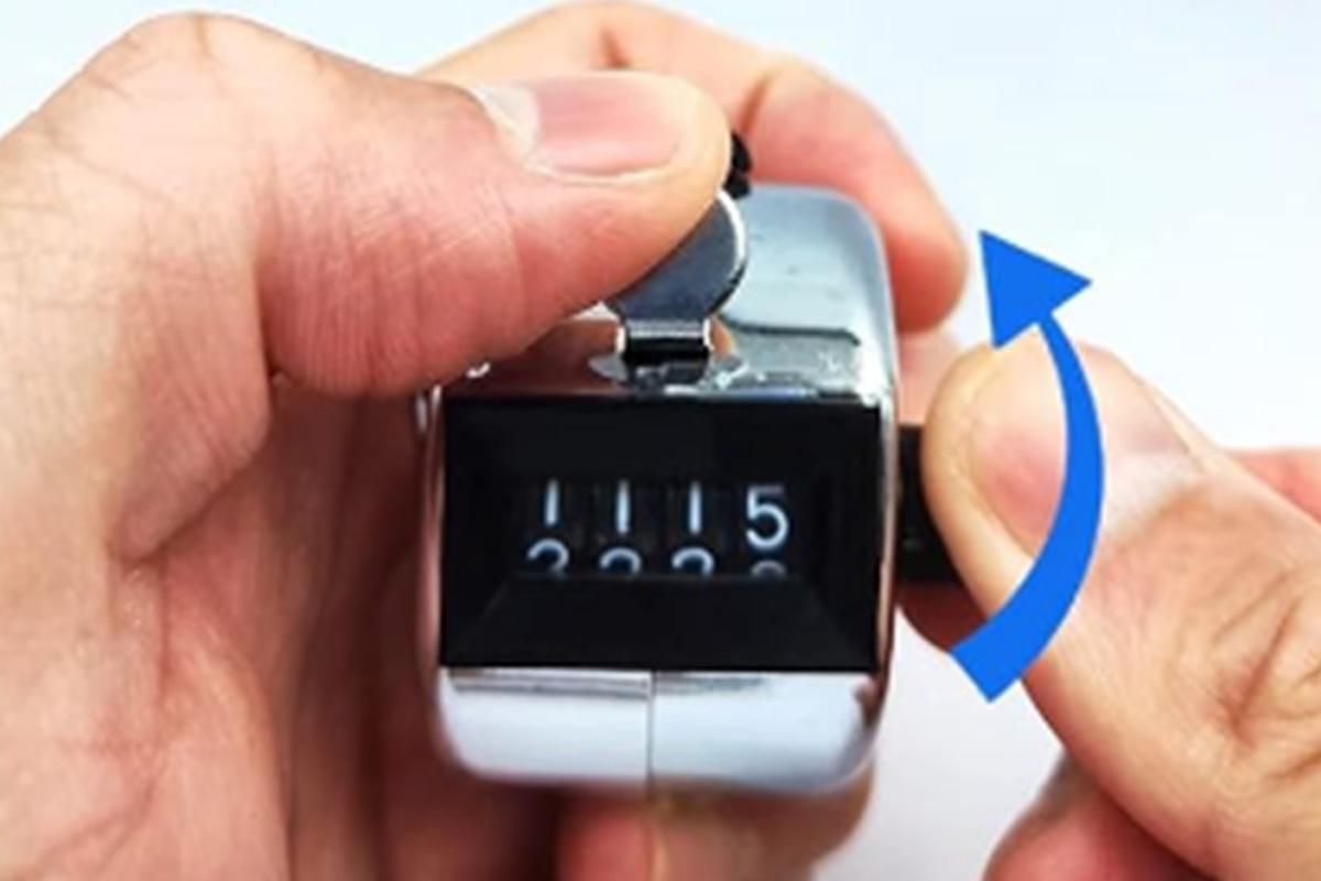 4 Digit Number Clicker Golf Hand Tally Counter