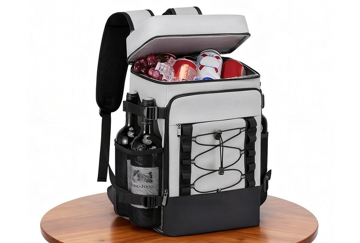 25L Insulated Cooler Backpack Freshness Preservation Backpack - Grey