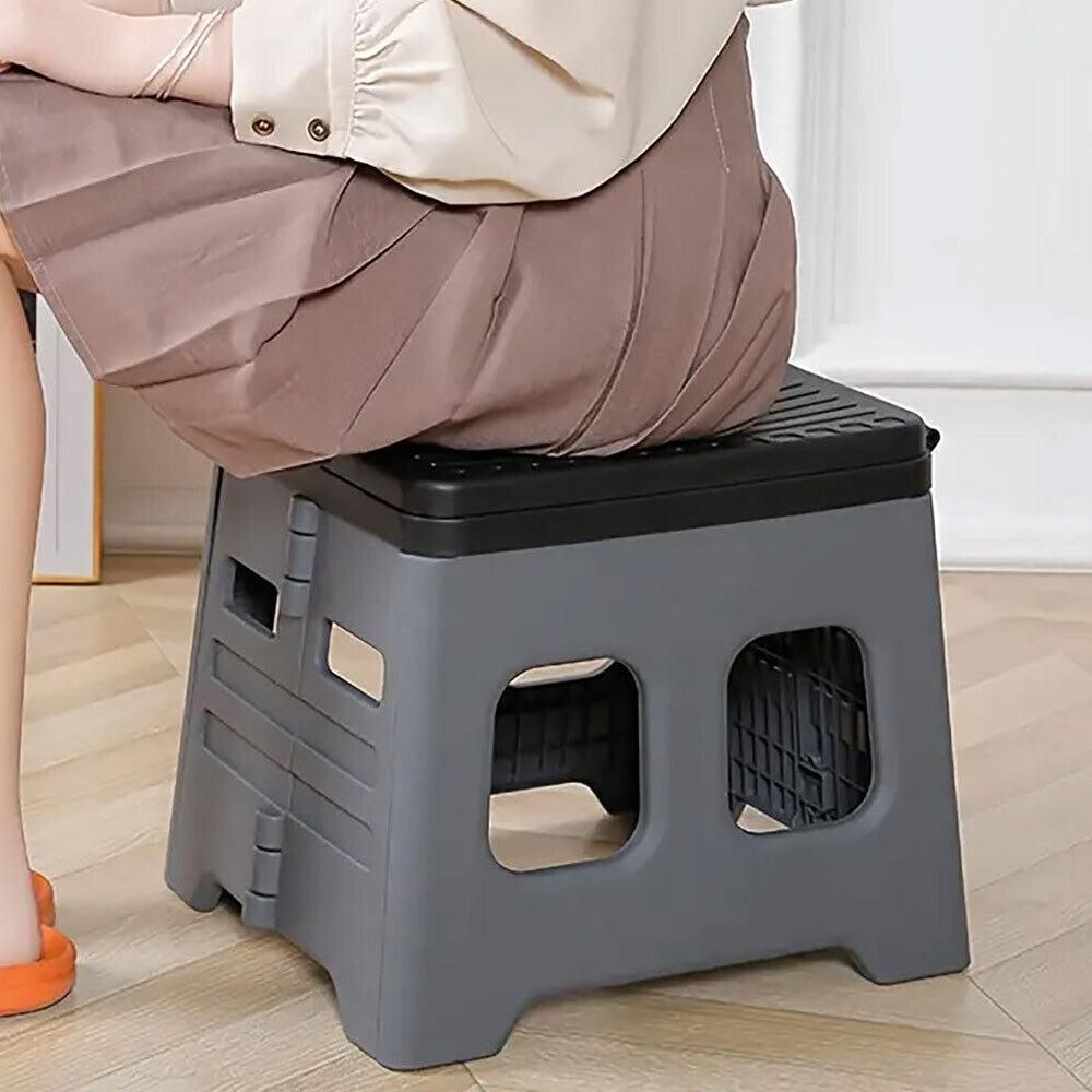 Portable Folding Toilet for Camping and Travel Grey