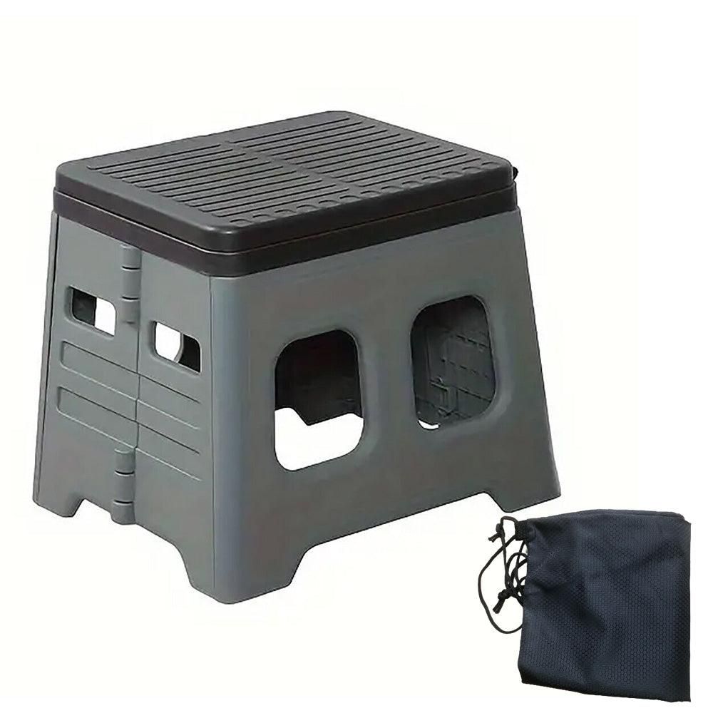 Portable Folding Toilet for Camping and Travel Grey