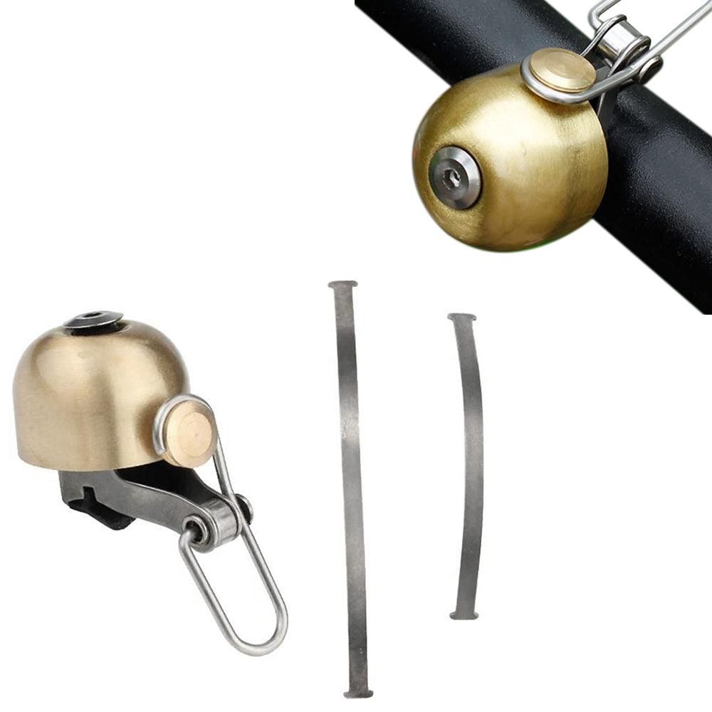 Retro Bike Bell Copper Crisp Cycling Bicycle Handlebar Bell Alarm Ring Sliver