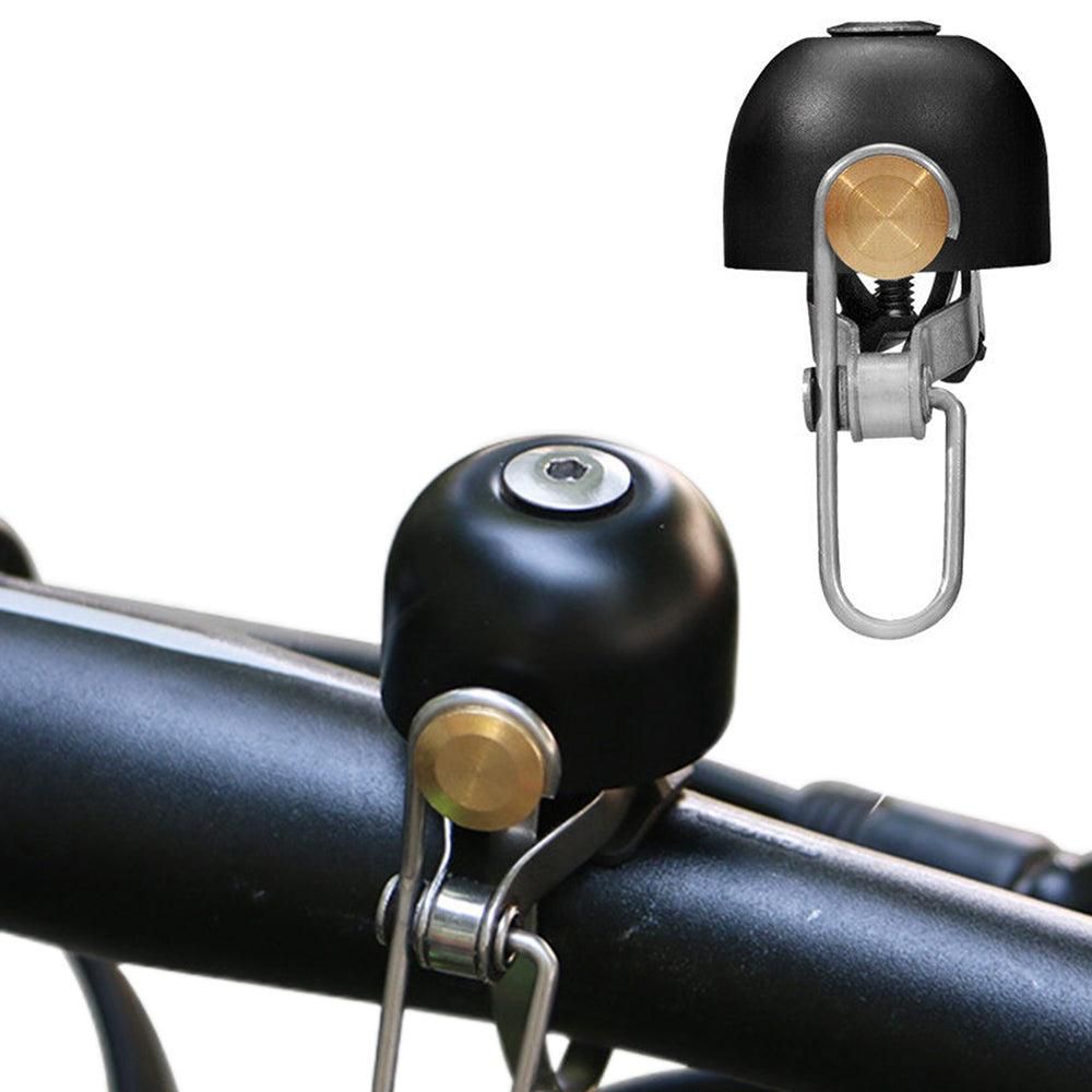 Retro Bike Bell Copper Crisp Cycling Bicycle Handlebar Bell Alarm Ring Gold