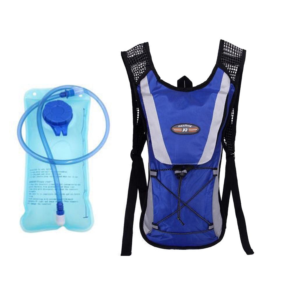 Hydration Backpack Pack with 2L Water Bladder Water Rucksack Backpack for Hiking Running Biking Green