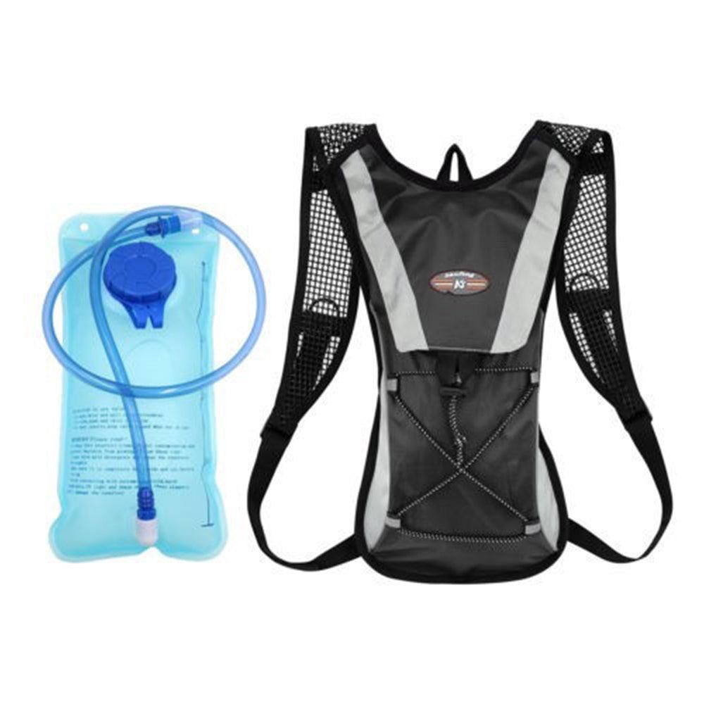 Hydration Backpack Pack with 2L Water Bladder Water Rucksack Backpack for Hiking Running Biking Green