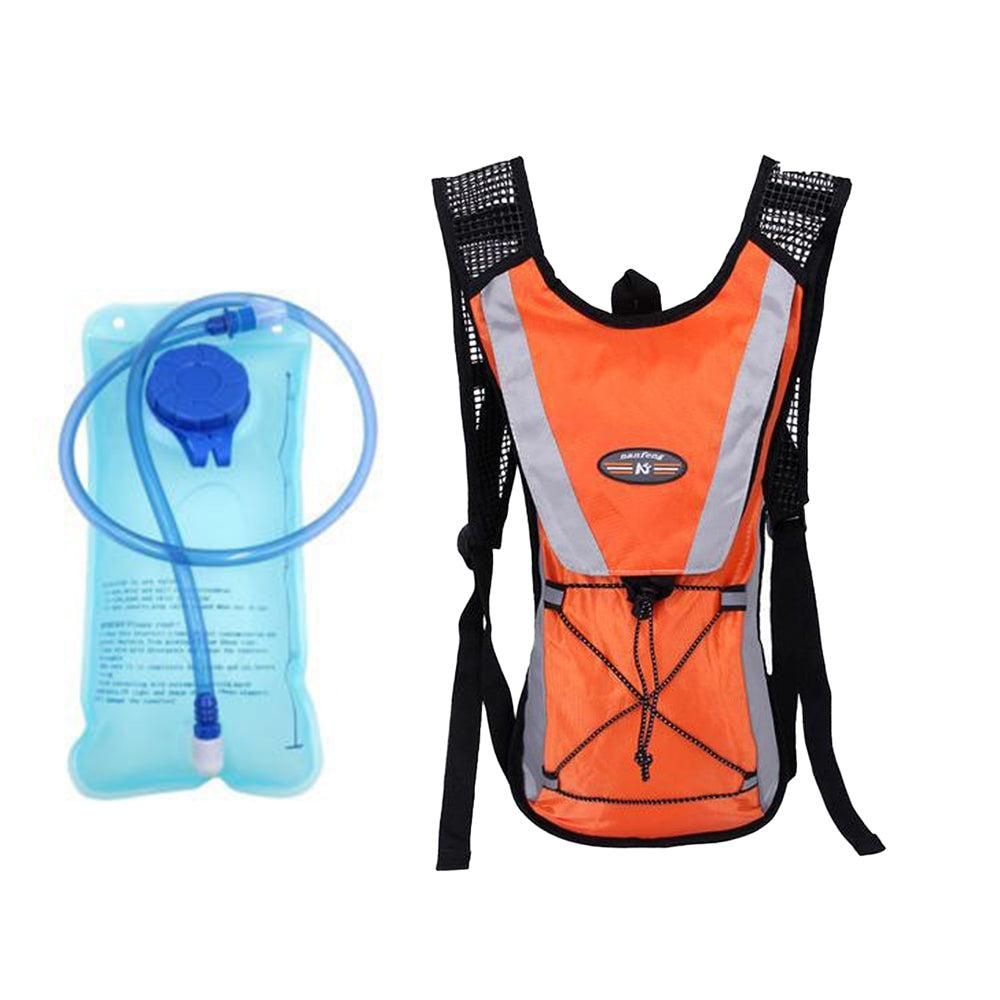 Hydration Backpack Pack with 2L Water Bladder Water Rucksack Backpack for Hiking Running Biking Red