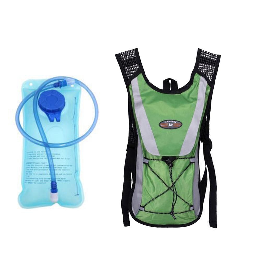 Hydration Backpack Pack with 2L Water Bladder Water Rucksack Backpack for Hiking Running Biking Red